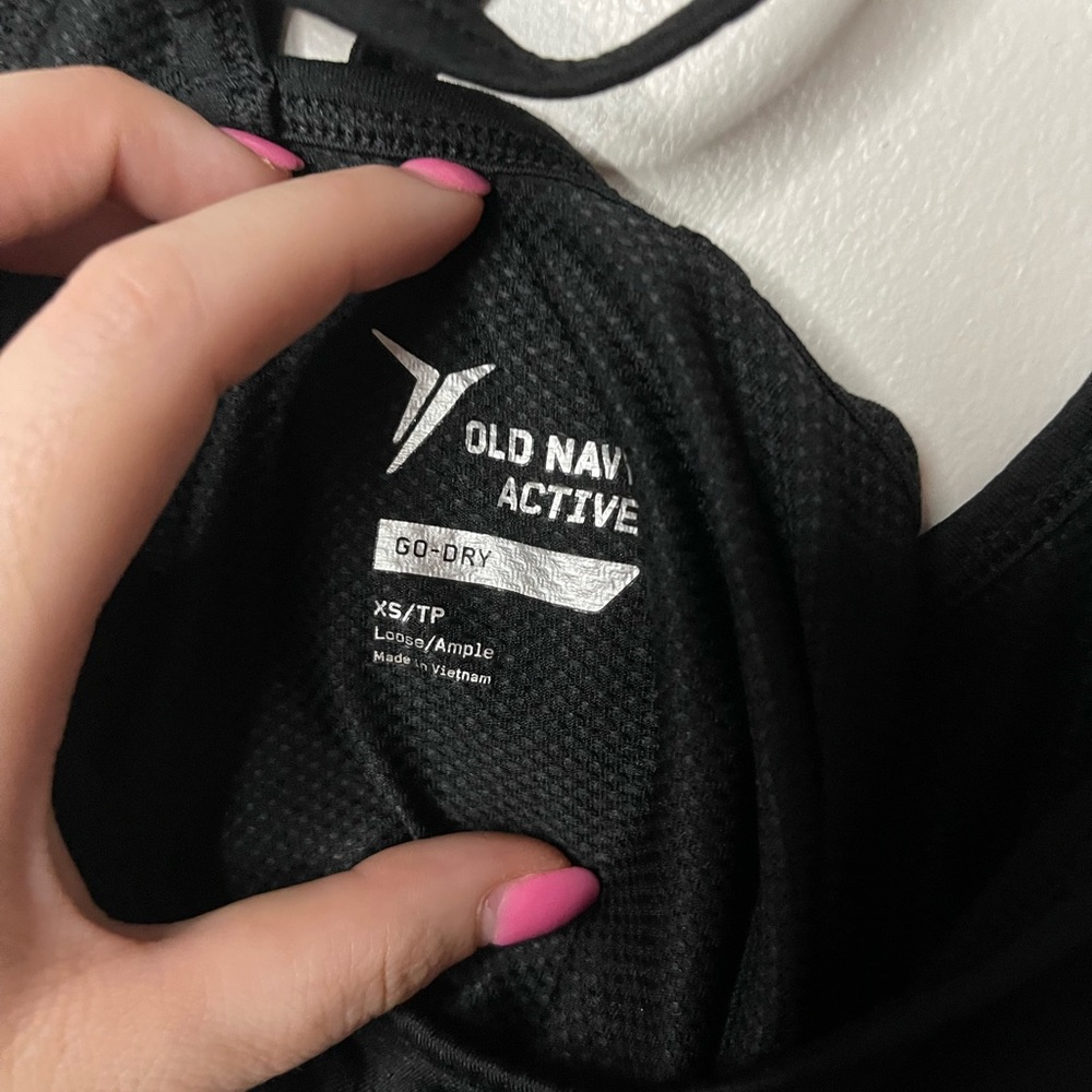 Black, old navy workout tank